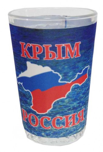 Стакан граненый Крым-Россия 